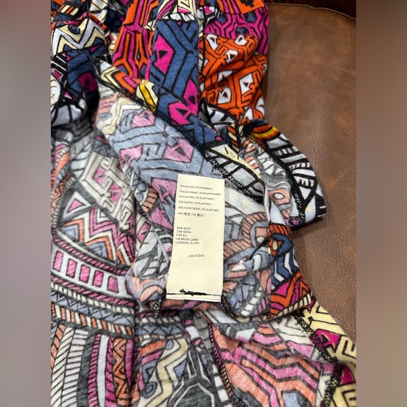 Maeve Cynthia Halter Maxi Dress XS Multicolor Geometric Jersey Anthropologie - Picture 8 of 8